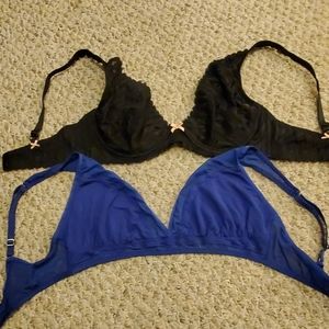 NWOT Heidi Klum bra + Fleur't bralette | 36DD